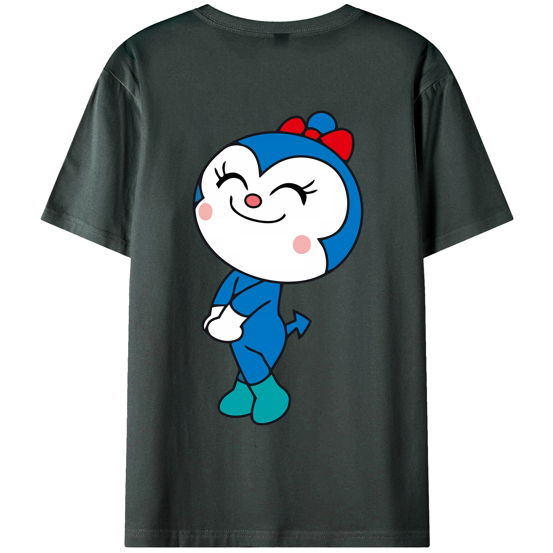 （画像用） アンパンマン Anpanman 綿100％ メンズ半袖Tシャツ（バックプリント） 通気性